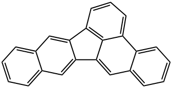 DIBENZO(B,K)FLUORANTHENE, 205-97-0, 结构式