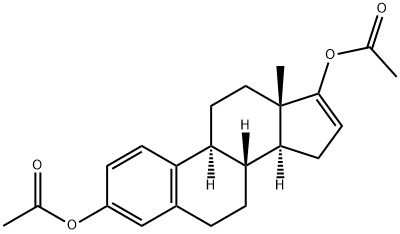16-去氢雌二醇二醋酸酯, 20592-42-1, 结构式