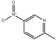 2-甲基-5-硝基吡啶 结构式