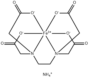 乙二胺四乙酸铁铵, 21265-50-9, 结构式