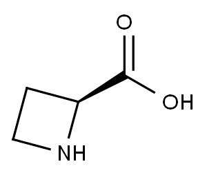 (S)-(-)-2-Azetidinecarboxylic acid Structure