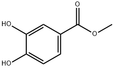 3,4-二羟基苯甲酸甲酯 结构式