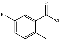 5-Bromo-2-methylbenzoyl chloride Structure