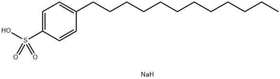 4-十二烷基苯磺酸钠盐(9CI), 2211-98-5, 结构式