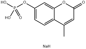 4-甲基伞形酮磷酸二钠盐三水, 22919-26-2, 结构式