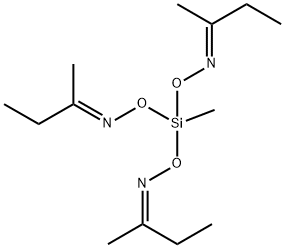 甲基三丁酮肟基硅烷, 22984-54-9, 结构式