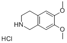6,7-二甲氧基-1,2,3,4-四氢异喹啉盐酸盐, 2328-12-3, 结构式