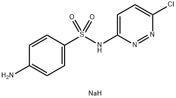 磺胺氯哒嗪钠, 23282-55-5, 结构式