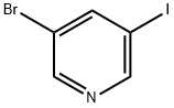 3-溴-5-碘吡啶 结构式