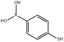 4-巯基苯硼酸 结构式