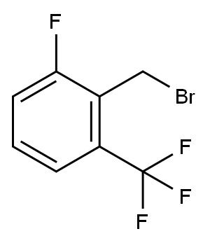 2-FLUORO-6-(TRIFLUOROMETHYL)BENZYL BROMIDE Structure
