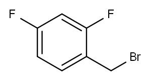 2,4-二氟溴苄, 23915-07-3, 结构式