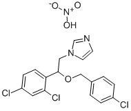 硝酸益康唑, 24169-02-6, 结构式