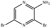 2-氨基-3,5-二溴吡嗪, 24241-18-7, 结构式