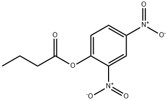 丁酸 2,4-二硝基苯基酯, 24273-19-6, 结构式