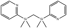 メチレンビス[ジメチル(2-ピリジル)シラン] 化学構造式