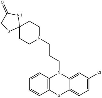 螺氯马嗪 结构式