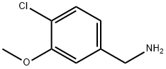 4-氯-3-甲氧基苄胺, 247569-42-2, 结构式