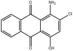 1-氨基-2-氯-4-羟基-9,10-蒽二酮, 2478-67-3, 结构式