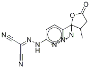 2- [2- [4-（2-叠氮基四氢-3-甲基-5-氧代-2-呋喃基）苯基]苯二亚甲基]丙腈（非对映异构体混合物）, 252638-01-0, 结构式