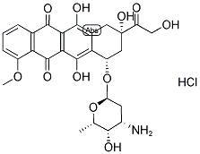 Doxorubicin hydrochloride Struktur
