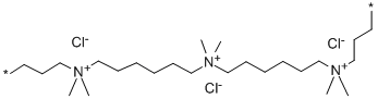 聚二甲基二烯丙基氯化铵, 26062-79-3, 结构式