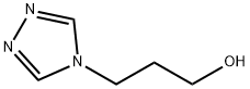 3-(4H-1,2,4-トリアゾール-4-イル)-1-プロパノール 化学構造式