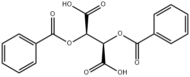 Dibenzoyl-L-tartaric acid Struktur