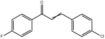 4-CHLORO-4'-FLUOROCHALCONE Struktur