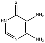 4,5-二氨基-6-巯基嘧啶, 2846-89-1, 结构式