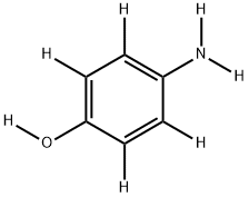 4-氨基苯酚-d7 结构式