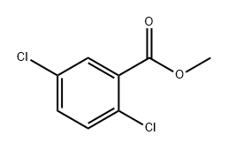 2,5-二氯苯甲酸甲酯 结构式