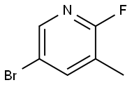 2-氟-3-甲基-5-溴吡啶 结构式