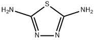 1,3,4-チアジアゾール-2,5-ジアミン 化学構造式