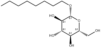 辛基-beta-D-吡喃葡萄糖苷, 29836-26-8, 结构式