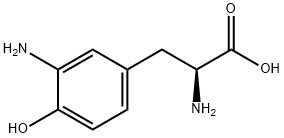 3-アミノ-L-チロシン 化学構造式