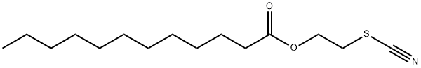 2-硫氰酸乙基月桂酸酯, 301-11-1, 结构式