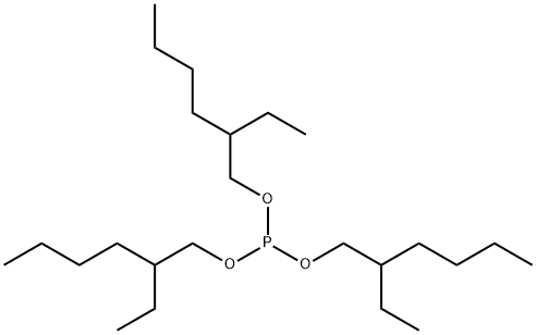亚磷酸三(2-乙基己基)酯, 301-13-3, 结构式