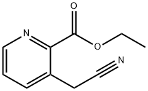 ethyl 3-(cyanoMethyl)picolinate Structure
