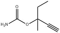 1-乙基-1-甲基丙基-2-炔基氨基甲酸酯, 302-66-9, 结构式