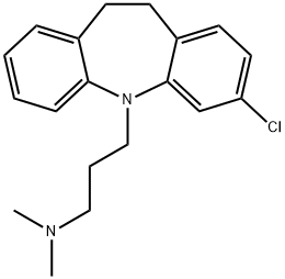 氯米帕明, 303-49-1, 结构式