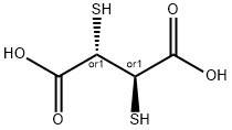 2,3-二巯基丁二酸 结构式