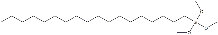 Octadecyltrimethoxysilane Structure