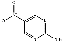 2-氨基-5-硝基嘧啶 结构式