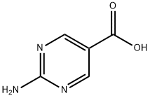 2-氨基嘧啶-5-羧酸, 3167-50-8, 结构式