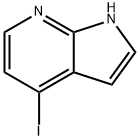 4-碘-7-氮杂吲哚 结构式
