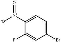 2-氟-4-溴硝基苯 结构式