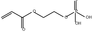 2-(磷酰氧基)乙基丙烯酸酯 结构式