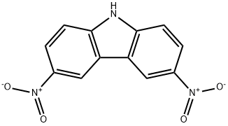 3,6-二硝基-9H-咔唑 结构式