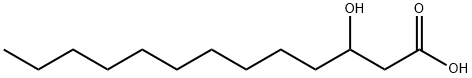 3-羟基十三烷酸 结构式